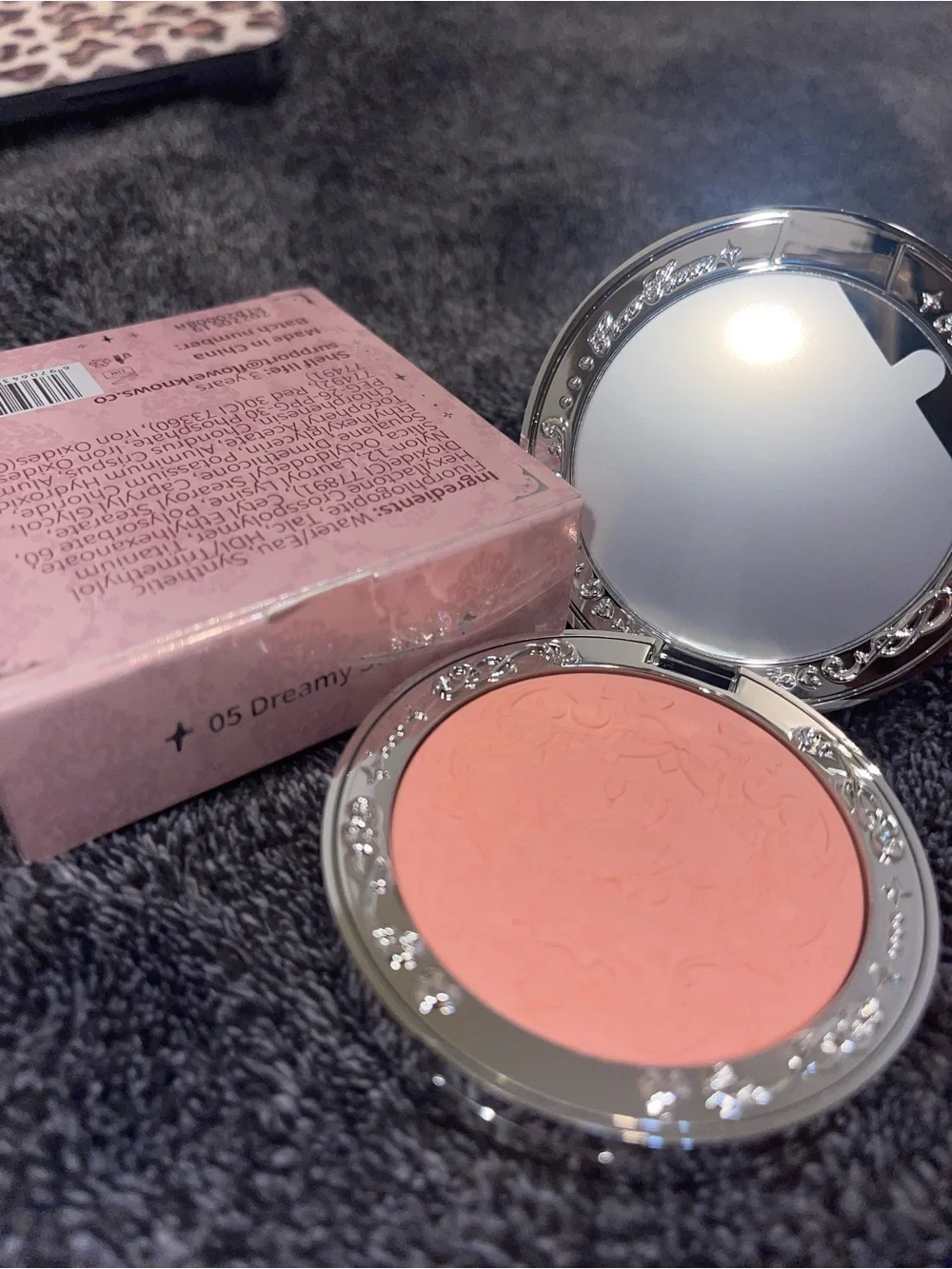 Flower Knows Swan Ballet Series Embossed Blush 05 Dreamy Season